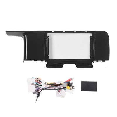 9" Car Radio Frame Bracket Stereo Mounting Frame with Wiring Harness Compatible with Kia Sorento 2020 2021 2022 LHD UV Black