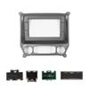 10" Car Radio Frame Bracket Stereo Mounting Frame with Wiring Harness Compatible with Chevrolet Sierra 2014 2015 2016 2017 2018 view 2
