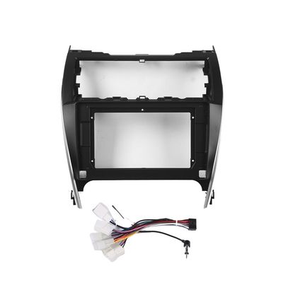 10" Car Radio Frame Bracket Stereo Mounting Frame with Wiring Harness Compatible with Toyota Camry 2012 2013 2014 American Version