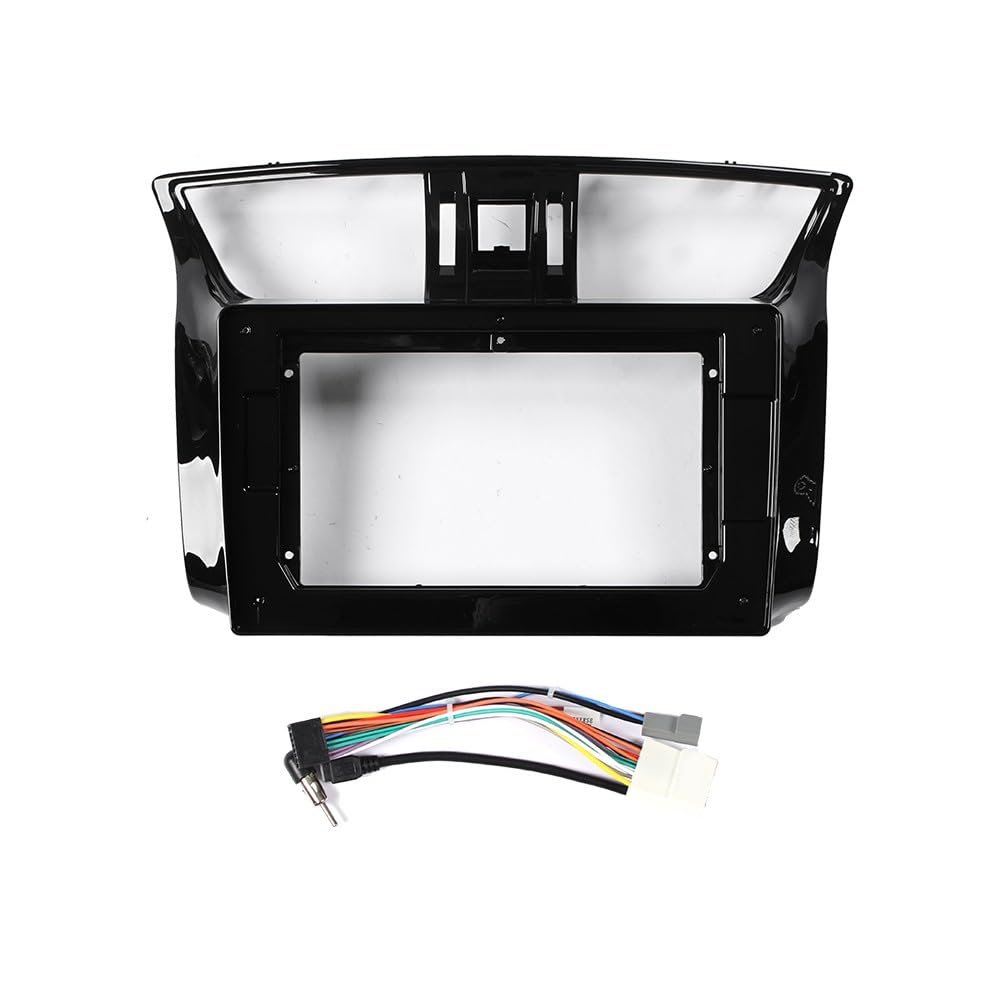 10.1" Car Radio Frame Bracket Stereo Mounting Frame with Wiring Harness Compatible with Nissan Sylphy 2012 2013 2014 2015 2016 2017 2018 2019 2020 2021