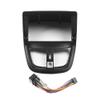 9" Car Radio Frame Bracket Stereo Mounting Frame with Wiring Harness Compatible with Peugeot 207 2009 2010 2011 2012 2013 view 3