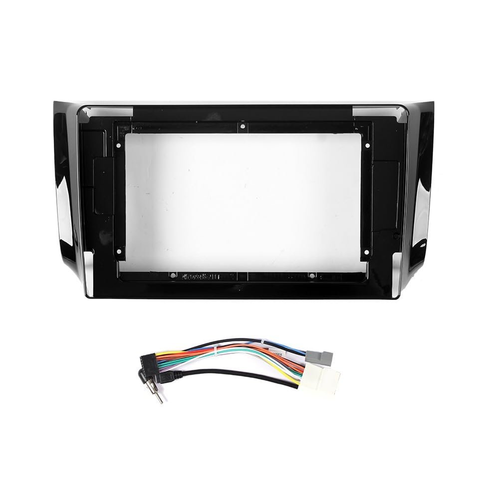 10" Car Radio Frame Bracket Stereo Mounting Frame with Wiring Harness Compatible with Nissan Sylphy 2016 2017 2018 2019