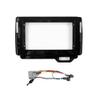 10.1" Car Radio Frame Bracket Stereo Mounting Frame with Wiring Harness Compatible with Honda N-Box 2017 2018 2019 2020 2021 RHD UV Black view 3