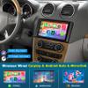 GPS Car Radio for Mercedes Benz GL ML Class W164 X164 ML350 ML500 ML280 GL320 GL350 GL450 2005-2011, Support Wireless A-pple Carplay/Android Auto, Mirrorlink,4G+64G, Backup Camera view 3