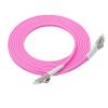 1pc OM4 10 Gigabit Multimode Fiber Optic Patch Cord 1-100m 50/125 2.0mm 2 core Duplex Fiber Jumper Cable(3meters) view 1