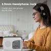 Reshow Cassette Tape Player Portable, Cassette Player Recorder with Built-in Speaker, USB-C Power, for Music Playback, Recording, Students, Travel, Nostalgic Music Lovers (Grey White) view 3