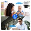 H.265 8CH 4K NVR Kit CCTV POE Security Camera System 8MP 4K Audio Record Vandal-Proof Dome Night Video Surveillance Set(3T(),4CH NVR x 2PCS 2K) view 2