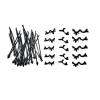 45 Pcs Cable Tie Wrap Fixed Fastener Clips Car Wire Hose Fastening Zip Strap Kit view 3