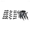 45 Pcs Cable Tie Wrap Fixed Fastener Clips Car Wire Hose Fastening Zip Strap Kit view 4