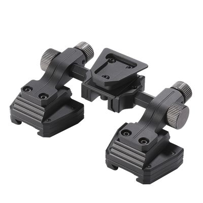 Metal Mount Night Vision Goggles,Nvg Mount Dovetail J Arm Rhino Mount,New Aluminum Night Vision Goggle Mount,Lightweight Aviation Aluminum Material,for Nvg-18 Helmet Mount Monocular or Binocular
