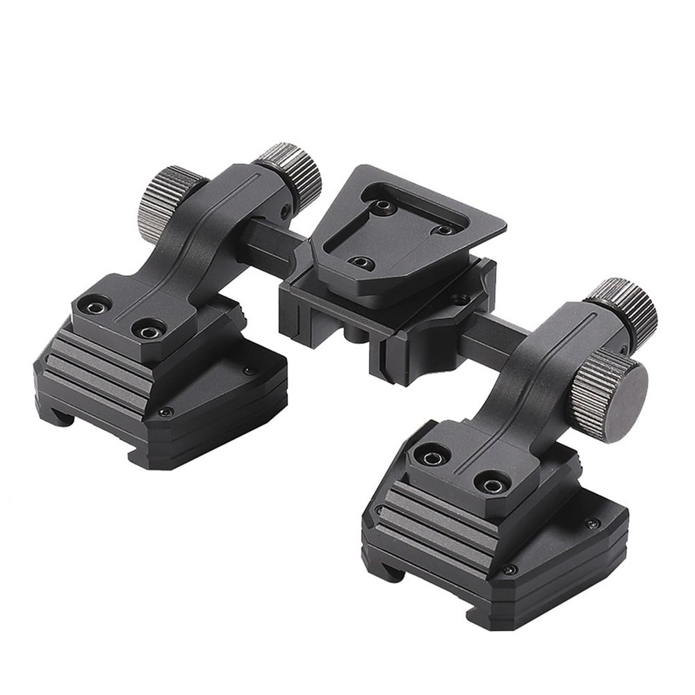 Metal Mount Night Vision Goggles,Nvg Mount Dovetail J Arm Rhino Mount,New Aluminum Night Vision Goggle Mount,Lightweight Aviation Aluminum Material,for Nvg-18 Helmet Mount Monocular or Binocular