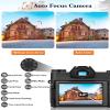 ISHARE 4K Digital Camera for Photography, 56MP Vlogging Camera for YouTube with WiFi, 3-inch 180-degree Flip Screen, 16X Digital Zoom, Wide Angle & Macro Lens, 32GB TF Card and 2 Batteries view 3