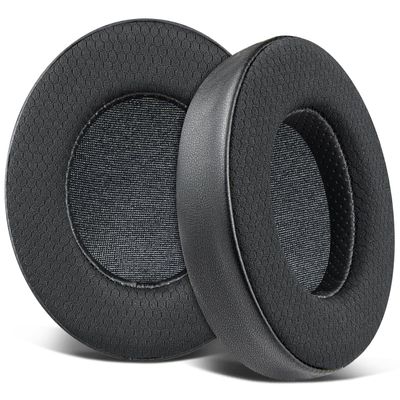 SOULWIT Earpads Replacement for HIFIMAN SUNDARA/HE400(HE400se/i/S)/HE560(HE560i)/HE500/HE300/HE350/HE3/HE5/HE6 Headphones, Ear Pads Cushions with Mesh Fabric, High-Density Memory Foam - Black