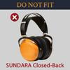 SOULWIT Earpads Replacement for HIFIMAN SUNDARA/HE400(HE400se/i/S)/HE560(HE560i)/HE500/HE300/HE350/HE3/HE5/HE6 Headphones, Ear Pads Cushions with Mesh Fabric, High-Density Memory Foam - Black view 3