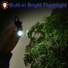 135dB Rechargeable Personal Safety Alarm Strobe Light Flashlight Keychain Siren for Women, Girls, College, School Students Emergency SOS Alerts Loud Sound Hiking Alarm Torchlight Bear Deterrent. Black view 4