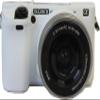 A6400 Camera Case, Premium Fullbody Silicone Soft Case Protective Cover Camera Shell for Sony Alpha A6400 (White) view 1