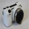 A6400 Camera Case, Premium Fullbody Silicone Soft Case Protective Cover Camera Shell for Sony Alpha A6400 (White) view 2