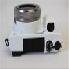 A6400 Camera Case, Premium Fullbody Silicone Soft Case Protective Cover Camera Shell for Sony Alpha A6400 (White) view 4