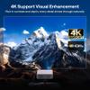 Aurzen D1G Google TV Smart Projector with 360 rotatable 17.343.3 in Height Adjustable Floor Stand, DoIby Audio & 36W Speakers, Auto Focus & Keystone, NetfIix Official 350 ANSI movie projector view 4