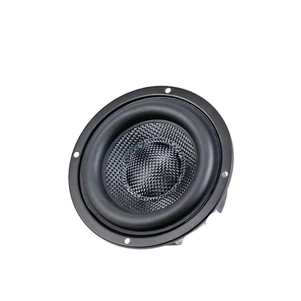 1PCS 4 Inch Woofer Subwoofer Speaker Unit HiFi 4ohm 40W Fiberglass Woven Basin Deep Bass Loudspeaekr Large Magnetic