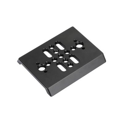 80MM Quick Release Tripod Baseplate Supporting 1/4in & 3/8in Thread Aluminum Tripod Baseplate Easy Carry for Camera Cages Video Stabilizer Plate