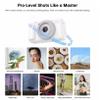ZV200 Digital Camera 80MP,16x Optical Zoom, flip Screen, f/1.8 Auto Focus,5K DSLR Camera, Portable high-Definition Video Camera (Black,No SD car) view 2