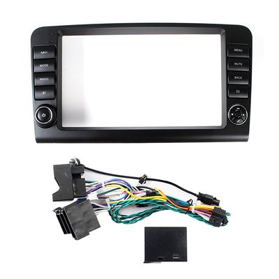 9" Car Radio Frame Bracket Stereo Mounting Frame with Wiring Harness Compatible with Benz ML/GL 2006 2007 2008 2009 2010 2011 2012