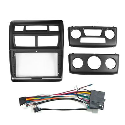 9" Car Radio Frame Bracket Stereo Mounting Frame with Wiring Harness Compatible with Kia Sportage 2007 2008 2009 2010 2011 2012 2013 MT/at