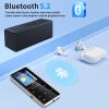 96GB MP3 Players, Music Player with Bluetooth 5.2, Volorful HiFi MP3 Digital Audio Players with HD Speaker, Mini Portable MP3 Player for Kids, Hiking, Traveling, Sports, FM Radio, Recorder view 2