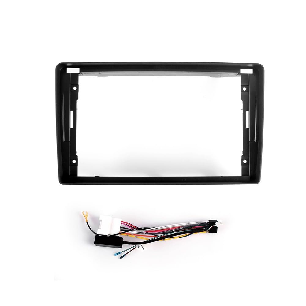9" Car Radio Frame Bracket Stereo Mounting Frame with Wiring Harness Compatible with Mitsubishi VERYCA A180/ A190 2018 2019 2020