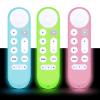 [3-Pack] HZIME New Replacement Remote Control Cover Compatible for Google TV Streamer 4K TV GY3LE Voice Remote, Silicone Controller Case Sleeve (Glow-in-The-DarkGreen/Blue/Pink) view 1