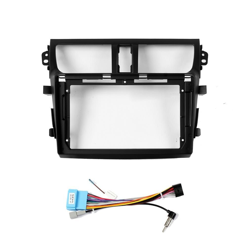 9" Car Radio Frame Bracket Stereo Mounting Frame with Wiring Harness Compatible with Suzuki Celerio/Aito 2014 2015 2016 2017 2018