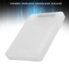 2.5in Hard Drive Disk Protective Box, Shockproof Anti Static Transparent Storage Case Green Red Blue White Grey Hard Disk Protector Storage Case (White) view 2