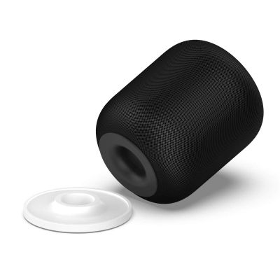 DirectNine Basics Mini Speakers Base, AntiSilicone Speaker Base for Public Offices (White)