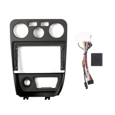 9" Car Radio Frame Bracket Stereo Mounting Frame with Wiring Harness Compatible with Proton Perdana 1996 1997 1998 1999 2000 2001 2002 2003 2004 RHD