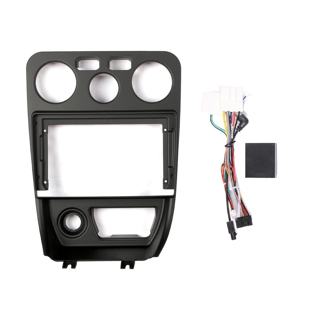 9" Car Radio Frame Bracket Stereo Mounting Frame with Wiring Harness Compatible with Proton Perdana 1996 1997 1998 1999 2000 2001 2002 2003 2004 RHD