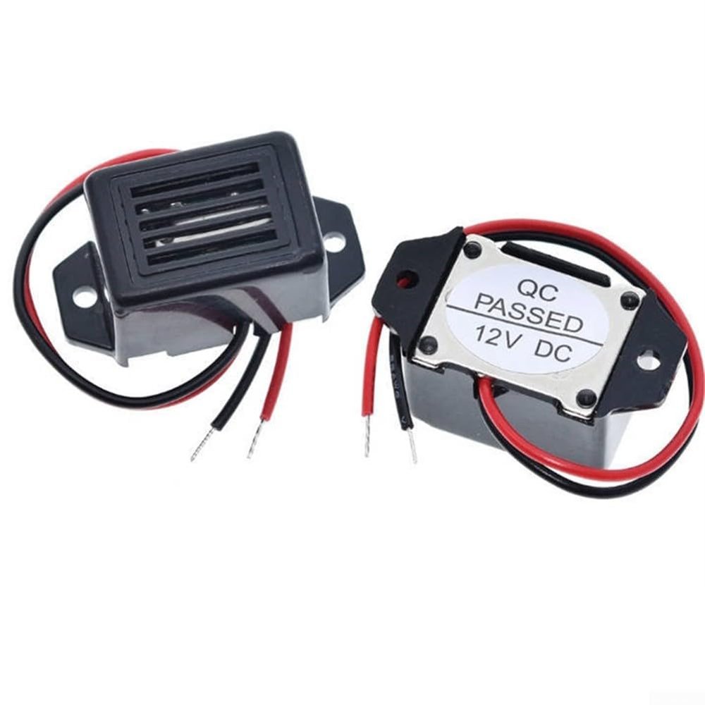 Active Electronic Alarm Buzzer 2315 Mechanical 85dB Loud Sound Output Suitable for Security Applications with Wire Connection (12V)