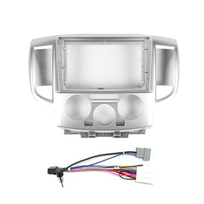9" Car Radio Frame Bracket Stereo Mounting Frame with Wiring Harness Compatible with Nissan NV200 2013 2014 2015 2016 2017 2018 2019