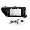 10" Car Radio Frame Bracket Stereo Mounting Frame with Wiring Harness Compatible with Toyota Hilux 2015 2016 2017 2018 2019 2020 LHD view 1