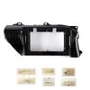 10" Car Radio Frame Bracket Stereo Mounting Frame with Wiring Harness Compatible with Toyota Hilux 2015 2016 2017 2018 2019 2020 LHD view 2