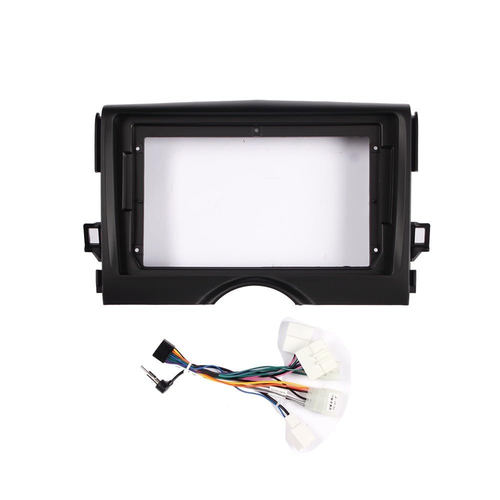9" Car Radio Frame Bracket Stereo Mounting Frame with Wiring Harness Compatible with Toyota Reiz 2010 2011 2012 2013 2014 2015 2016 2017 2018 2019 2020