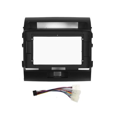 10.1" Car Radio Frame Bracket Stereo Mounting Frame with Wiring Harness Compatible with Toyota Land Cruiser 2007 2008 2009 2010 2011 2012 2013 2014 2015