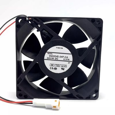 09225VE-24P-CA 9225 3-Wire DC24V 0.37A 8.88W 92x92x25mm 92mm Frequency Inverter Cooling Fan