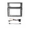 10" Car Radio Frame Bracket Stereo Mounting Frame with Wiring Harness Compatible with VW Touran 2004 2005 2006 2007 2008 MT view 1