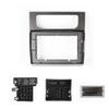 10" Car Radio Frame Bracket Stereo Mounting Frame with Wiring Harness Compatible with VW Touran 2004 2005 2006 2007 2008 MT view 2