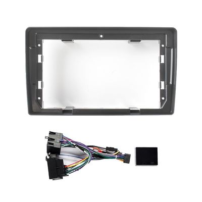 9" Car Radio Frame Bracket Stereo Mounting Frame with Wiring Harness Compatible with Vw Polo 2004 2005 2006 2007 2008 2009 2010