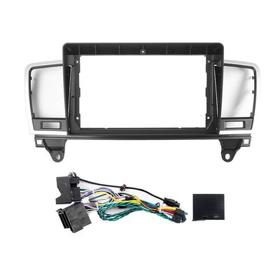 9" Car Radio Frame Bracket Stereo Mounting Frame with Wiring Harness Compatible with Benz ML 2012 2013 2014 2015