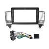 9" Car Radio Frame Bracket Stereo Mounting Frame with Wiring Harness Compatible with Benz ML 2012 2013 2014 2015 view 1