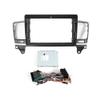 9" Car Radio Frame Bracket Stereo Mounting Frame with Wiring Harness Compatible with Benz ML 2012 2013 2014 2015 view 3