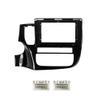 10" Car Radio Frame Bracket Stereo Mounting Frame with Wiring Harness Compatible with Mitsubishi Outlander 2012 2013 2014 2015 2016 2017 2018 2019 view 2